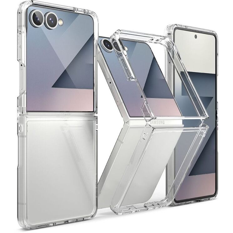 Защитный чехол Ringke Fusion (FF) для Samsung Galaxy Flip 7 (8800293855552) - Clear: фото 4 из 17