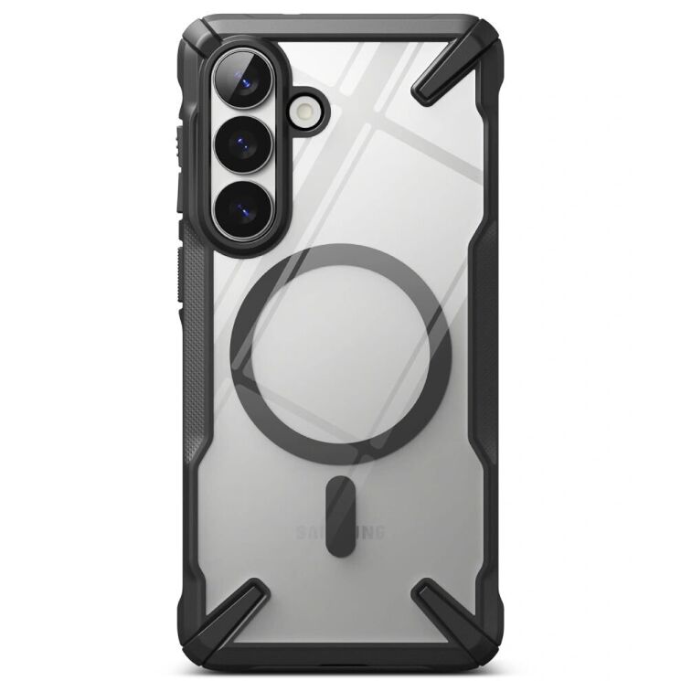 Защитный чехол Ringke Fusion X MagSafe для Samsung Galaxy S26 Plus (S947) 8800328815186 - Black: фото 2 из 19