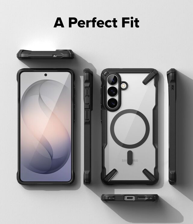 Защитный чехол Ringke Fusion X MagSafe для Samsung Galaxy S26 Plus (S947) 8800328815186 - Black: фото 14 из 19