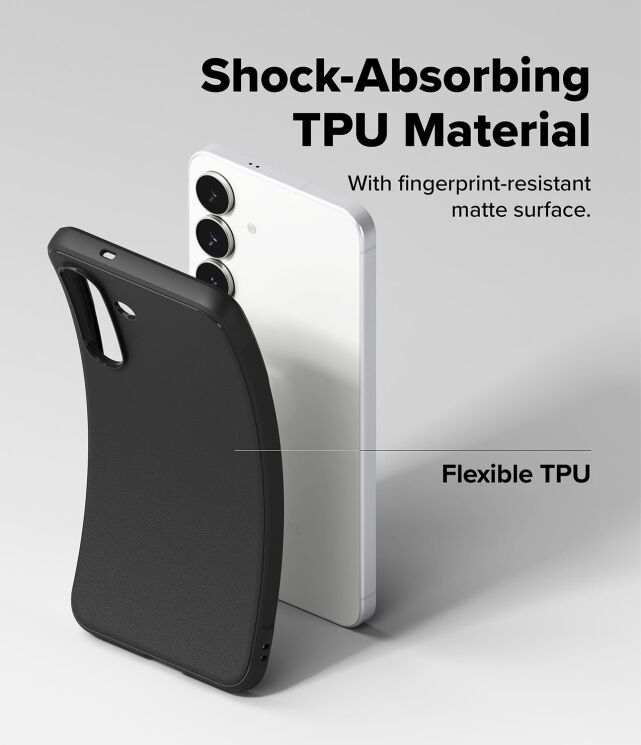 Защитный чехол Ringke Onyx для Samsung Galaxy S25 FE (S731) 8800293859574 - Black: фото 7 из 11