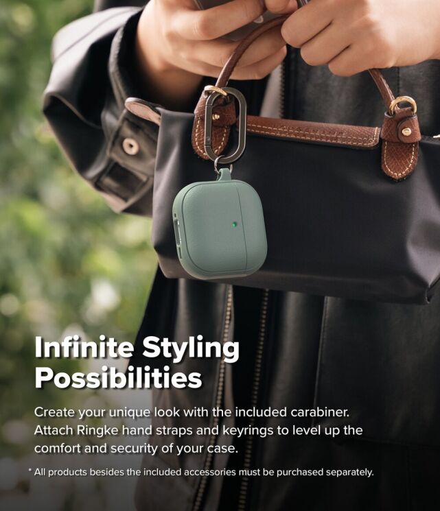Защитный чехол Ringke Onyx Magnetic для Apple AirPods 4 (8800274964174) - Coral: фото 11 из 15
