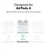 Защитный чехол Ringke Onyx Magnetic для Apple AirPods 4 (8800274964174) - Coral (364434O). Фото 4 из 15