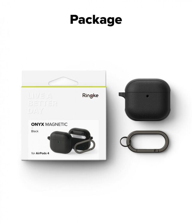 Защитный чехол Ringke Onyx Magnetic для Apple AirPods 4 (8800274964174) - Coral: фото 13 из 15