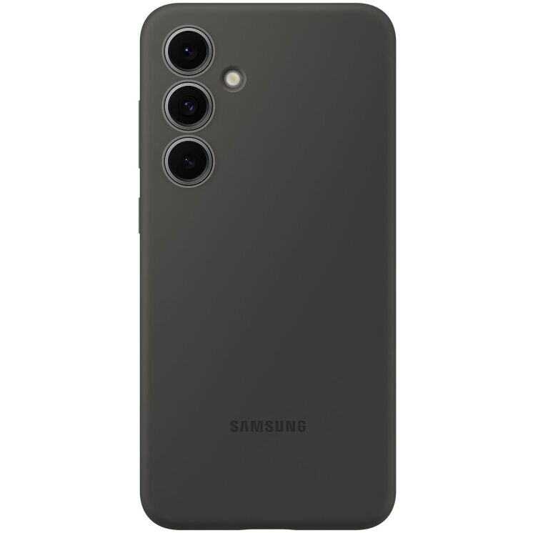 Защитный чехол Silicone Case для Samsung Galaxy S24 FE (S721) EF-PS721CBEGWW - Black: фото 1 из 5