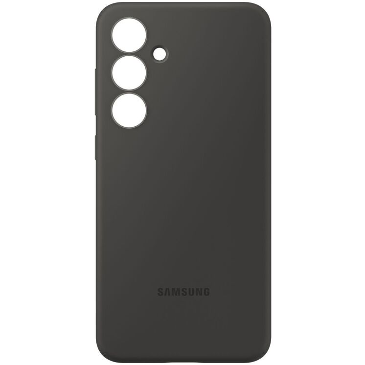 Защитный чехол Silicone Case для Samsung Galaxy S24 FE (S721) EF-PS721CBEGWW - Black: фото 4 из 5