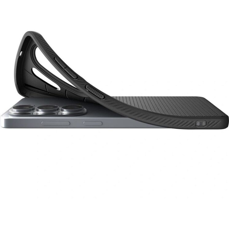 Захисний чохол Spigen Liquid Air для Samsung Galaxy S26 Ultra (S948) ACS10670 - Matte Black: фото 3 з 12