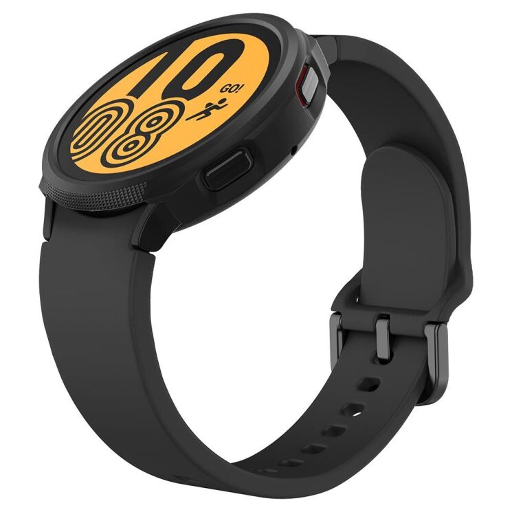 Защитный чехол Spigen (SGP) Liquid Air Case для Samsung Galaxy Watch 4 / 5 (40mm) - Matte Black: фото 2 из 16