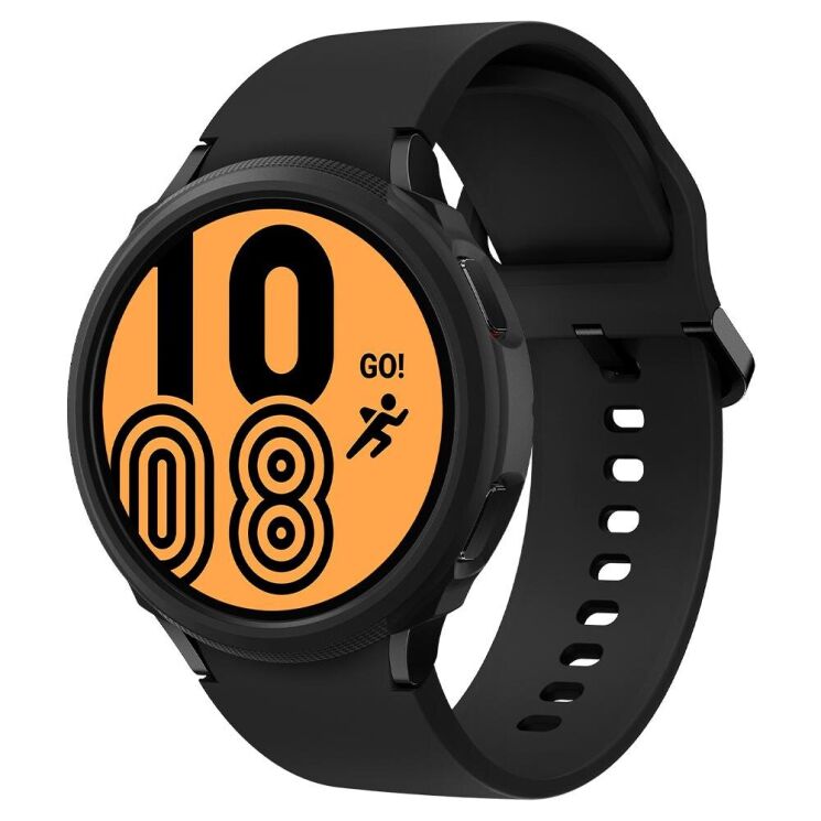 Защитный чехол Spigen (SGP) Liquid Air Case для Samsung Galaxy Watch 4 / 5 (40mm) - Matte Black: фото 4 из 16