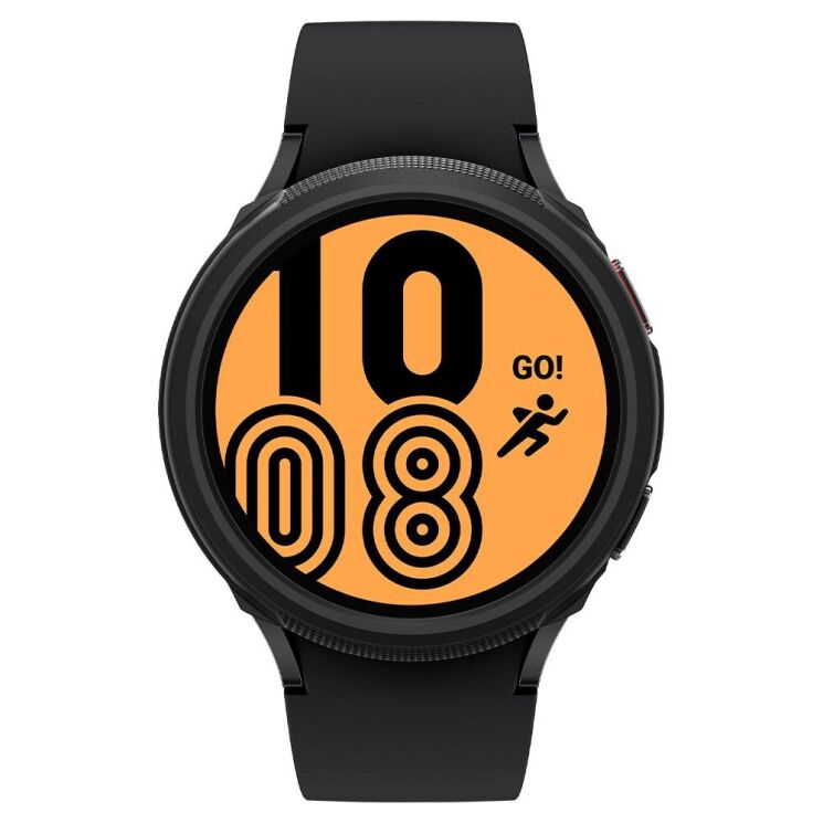 Защитный чехол Spigen (SGP) Liquid Air Case для Samsung Galaxy Watch 4 / 5 (40mm) - Matte Black: фото 5 из 16