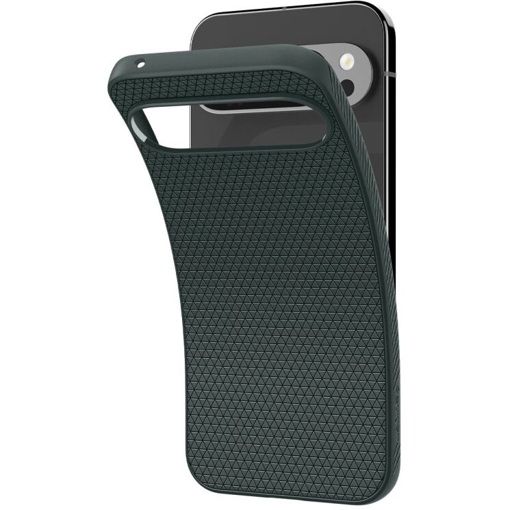Защитный чехол Spigen (SGP) Liquid Air для Google Pixel 9 Pro XL - Abyss Green: фото 6 из 17