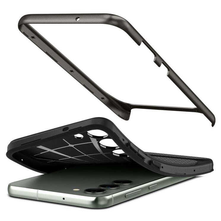 Защитный чехол Spigen (SGP) Neo Hybrid для Samsung Galaxy S23 Plus (S916) - Gunmetal: фото 3 из 18