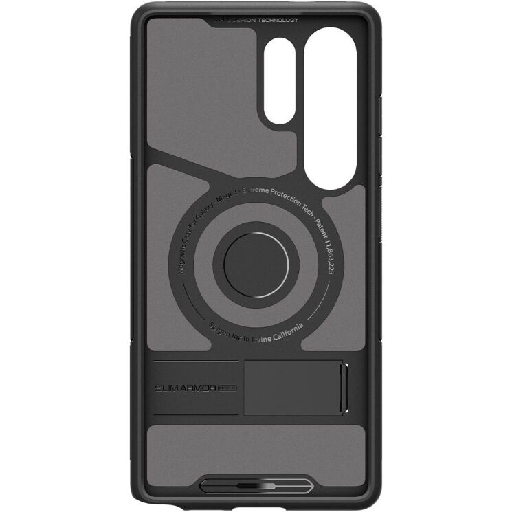 Захисний чохол Spigen (SGP) Slim Armor (MagFit) для Samsung Galaxy S25 Ultra (S938) ACS08909 - Black: фото 6 з 16