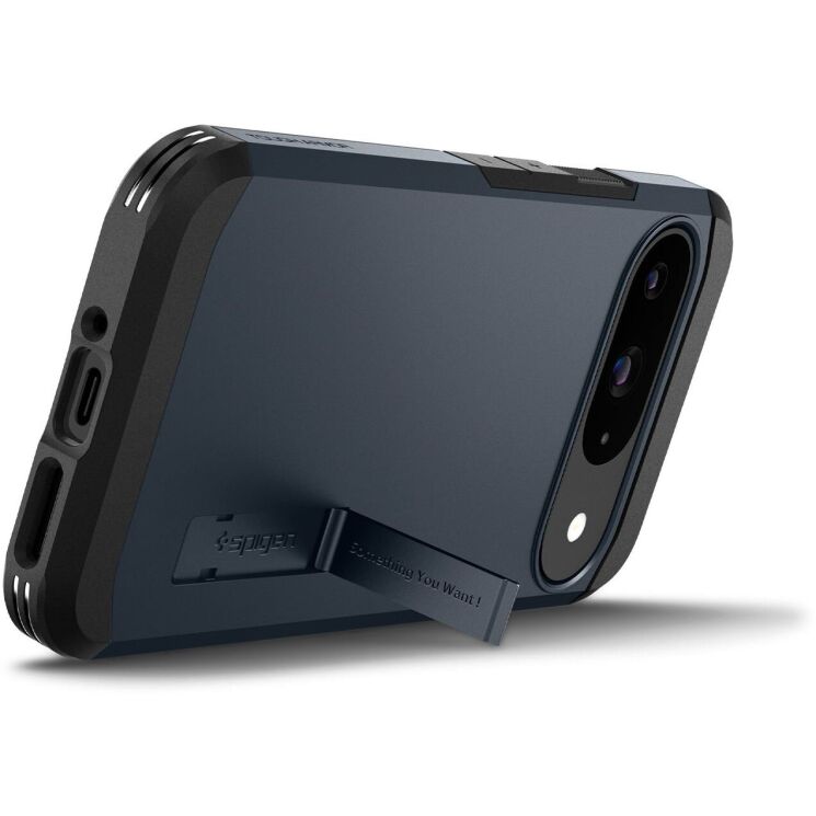 Защитный чехол Spigen (SGP) Tough Armor для Google Pixel 9 / 9 Pro - Metal Slate: фото 9 из 16