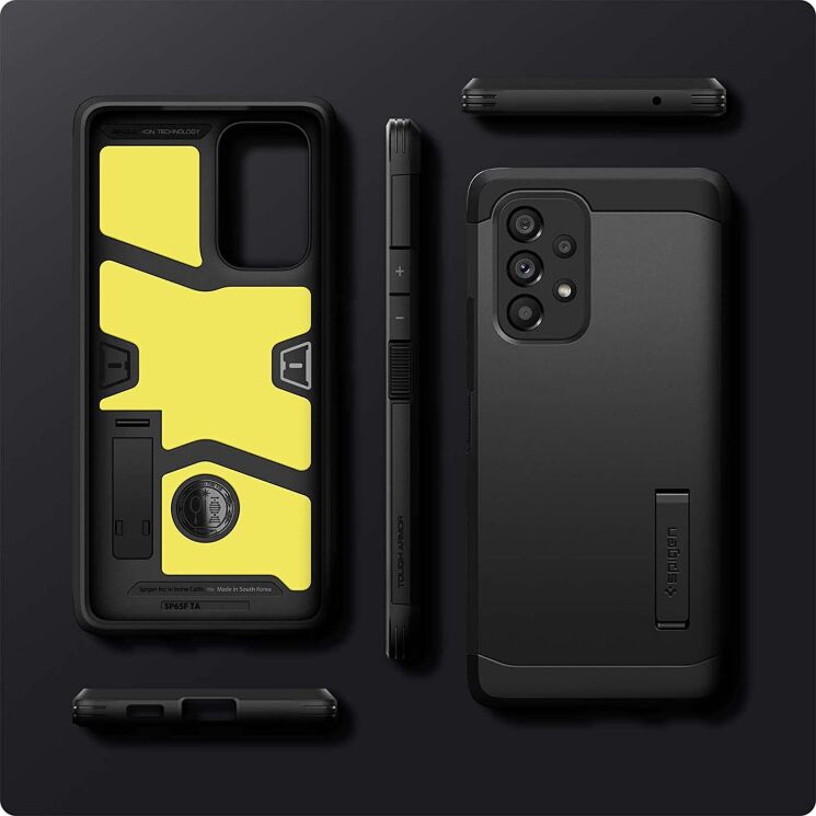 Защитный чехол Spigen (SGP) Tough Armor для Samsung Galaxy A53 (A536) - Black: фото 10 из 16