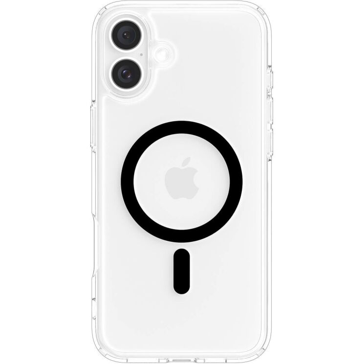 Защитный чехол Spigen (SGP) Ultra Hybrid (MagFit) для Apple iPhone 16 - Black: фото 4 из 16