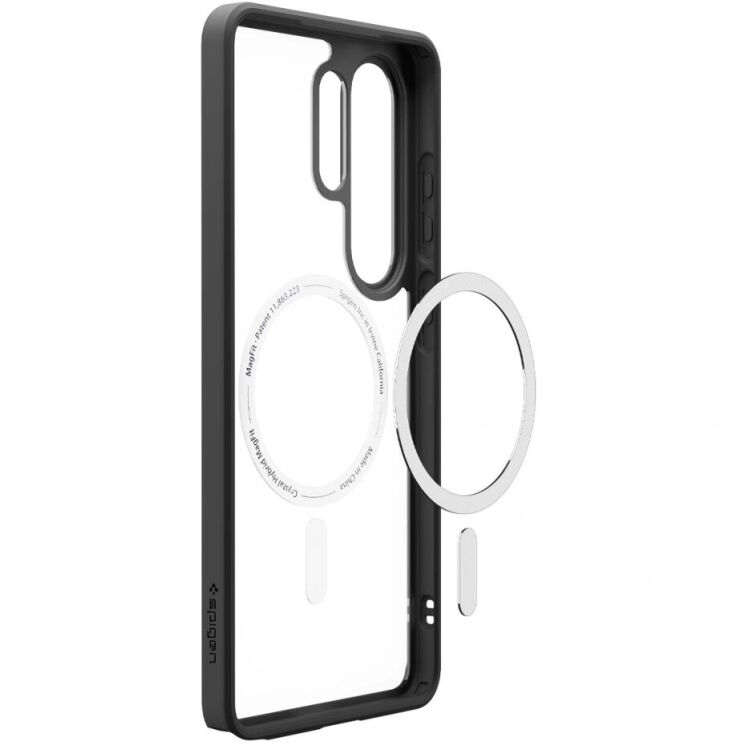 Захисний чохол Spigen Ultra Hybrid (MagFit) для Samsung Galaxy S26 Ultra (S948) ACS10680 - Matte Black: фото 4 з 14