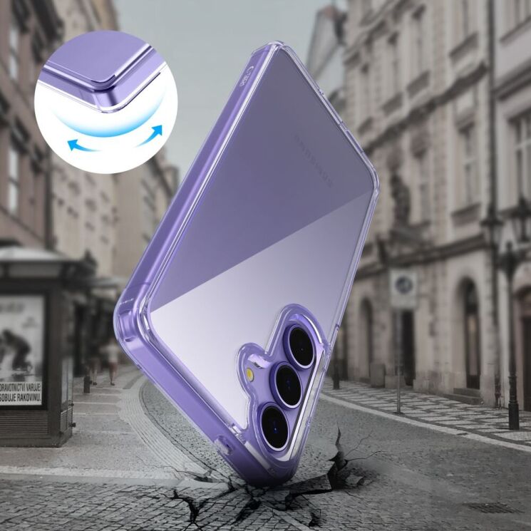 Захисний чохол Tech-Protect FlexAir Hybrid для Samsung Galaxy S25 (S931) - Clear: фото 5 з 5