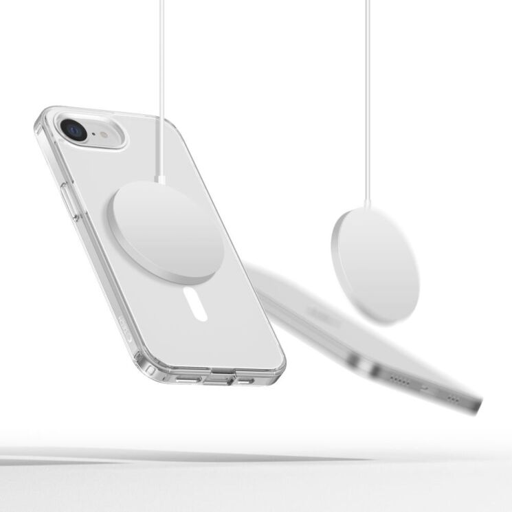 Защитный чехол Tech-Protect FlexAir Hybrid MagSafe для Apple iPhone 16e - Clear: фото 4 из 7