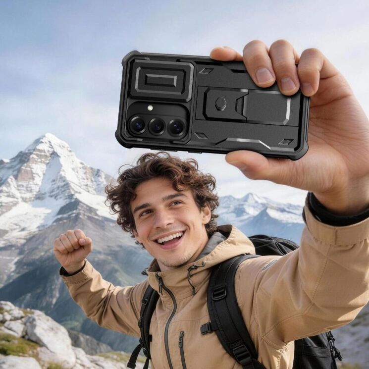 Защитный чехол Tech-Protect Kevlar Cam 2 Set для Samsung Galaxy S26 (S942) - Black: фото 7 из 8