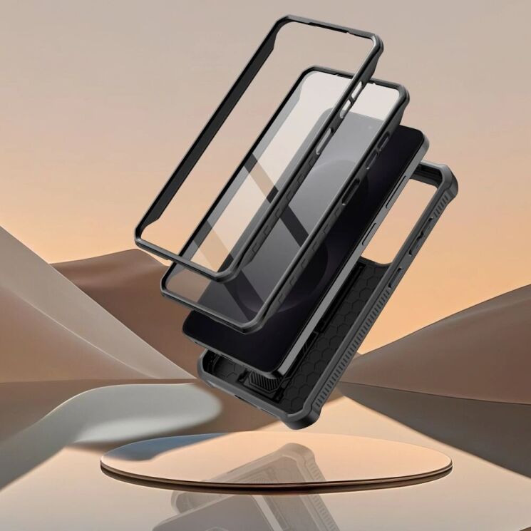 Защитный чехол Tech-Protect Kevlar Cam 2 Set для Samsung Galaxy S26 (S942) - Black: фото 5 из 8