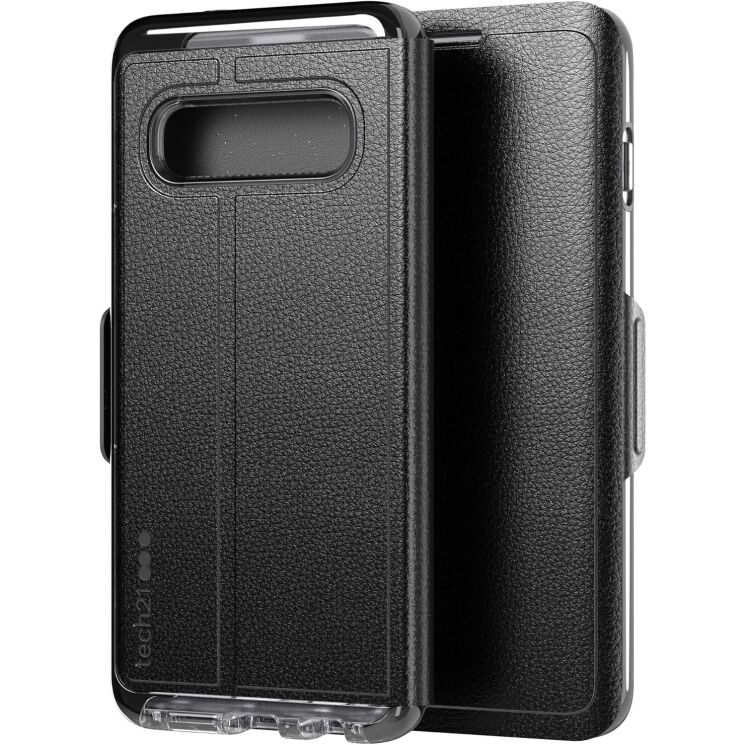 Захисний чохол Tech21 Evo Wallet для Samsung Galaxy S10 (G973) T21-6926 - Black: фото 1 з 8