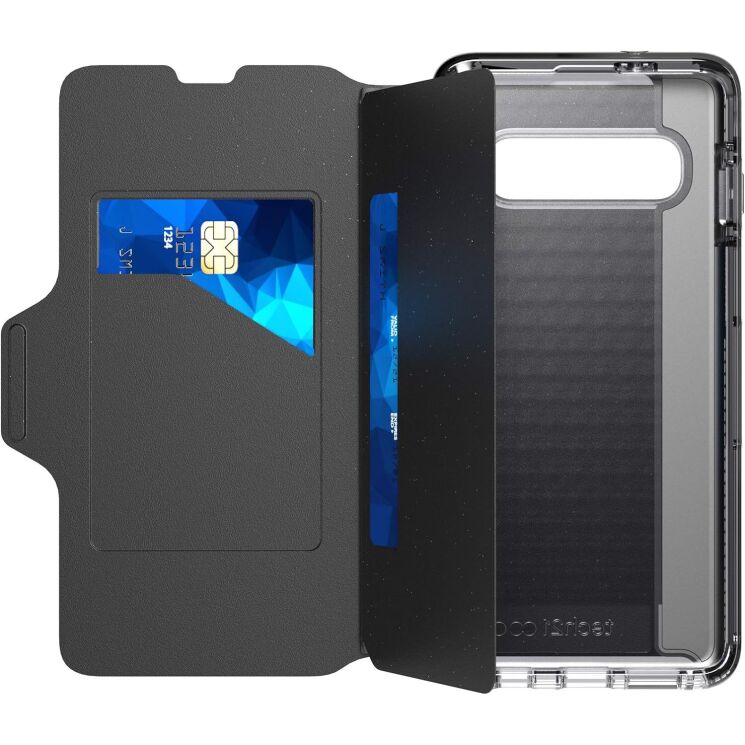 Захисний чохол Tech21 Evo Wallet для Samsung Galaxy S10 (G973) T21-6926 - Black: фото 6 з 8