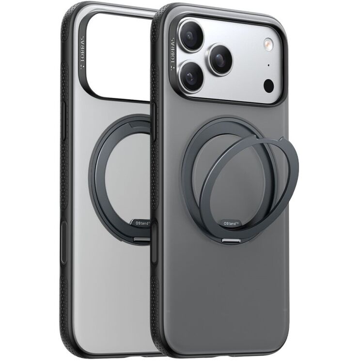 Захисний чохол TORRAS Ostand Ofitness для Apple iPhone 17 Pro - Black: фото 2 з 9
