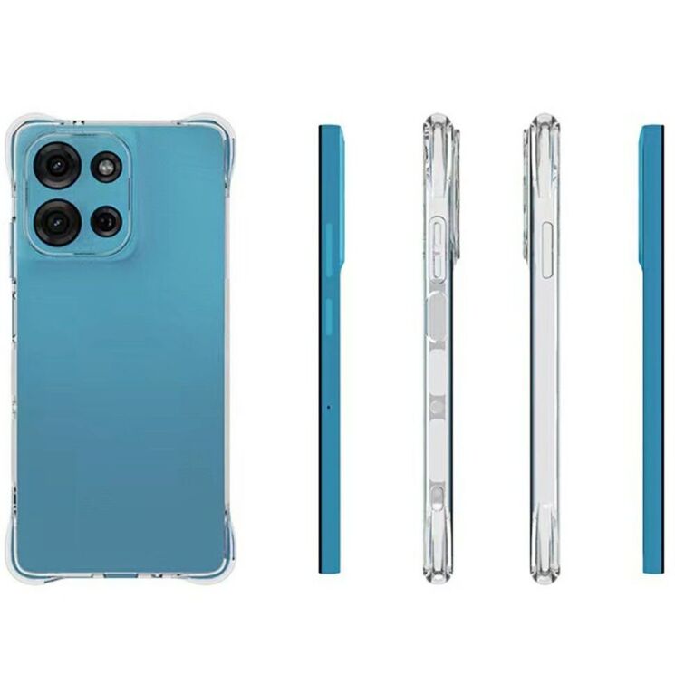 Захисний чохол UniCase AirBag для Motorola Moto G75 - Transparent: фото 4 з 4