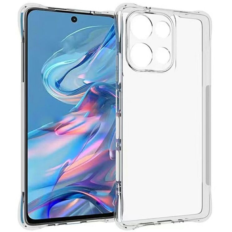 Захисний чохол UniCase AirBag для Motorola Moto G75 - Transparent: фото 1 з 4