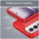 Захисний чохол UniCase Carbon для OPPO Reno 12 - Red (356819R). Фото 6 з 8