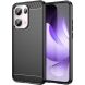 Защитный чехол UniCase Carbon для OPPO Reno 13 Pro 5G - Black (376710B). Фото 1 из 8