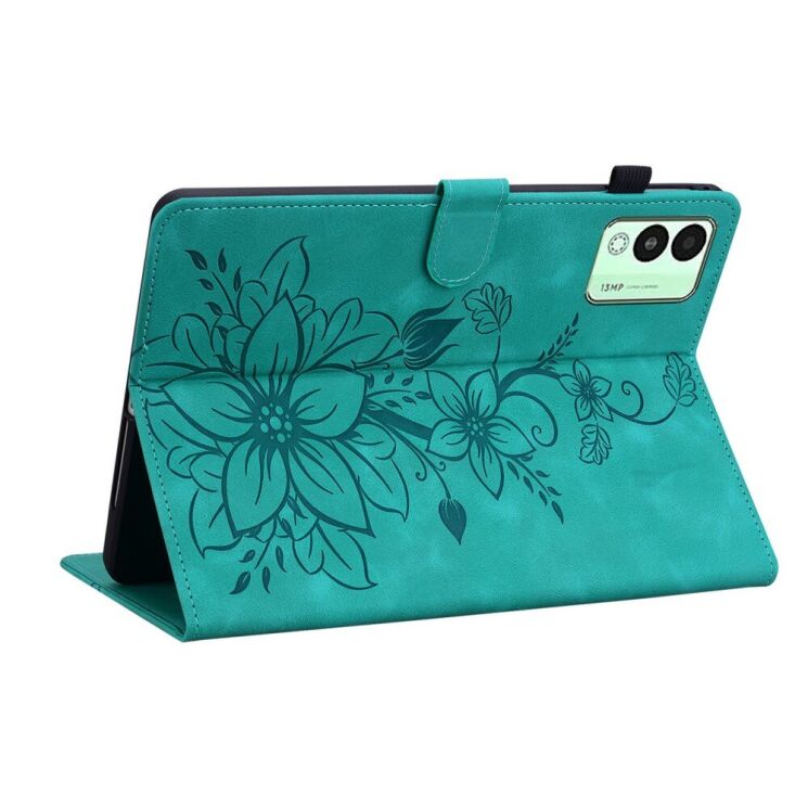Защитный чехол UniCase Flower для TECNO Megapad 11 - Green: фото 4 из 7