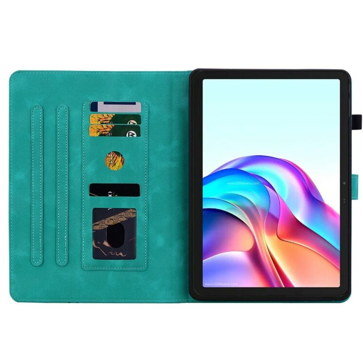 Защитный чехол UniCase Flower для TECNO Megapad 11 - Green: фото 2 из 7