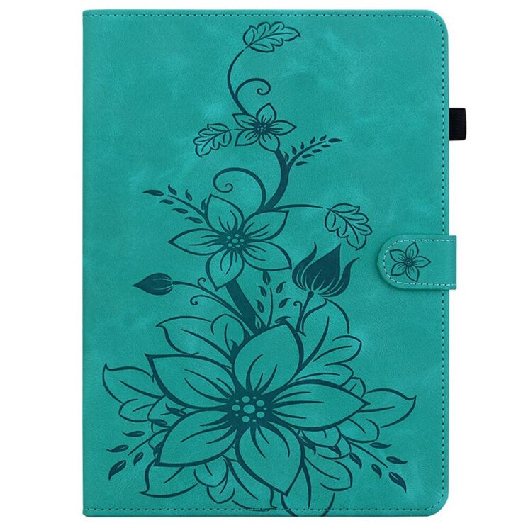 Защитный чехол UniCase Flower для TECNO Megapad 11 - Green: фото 5 из 7