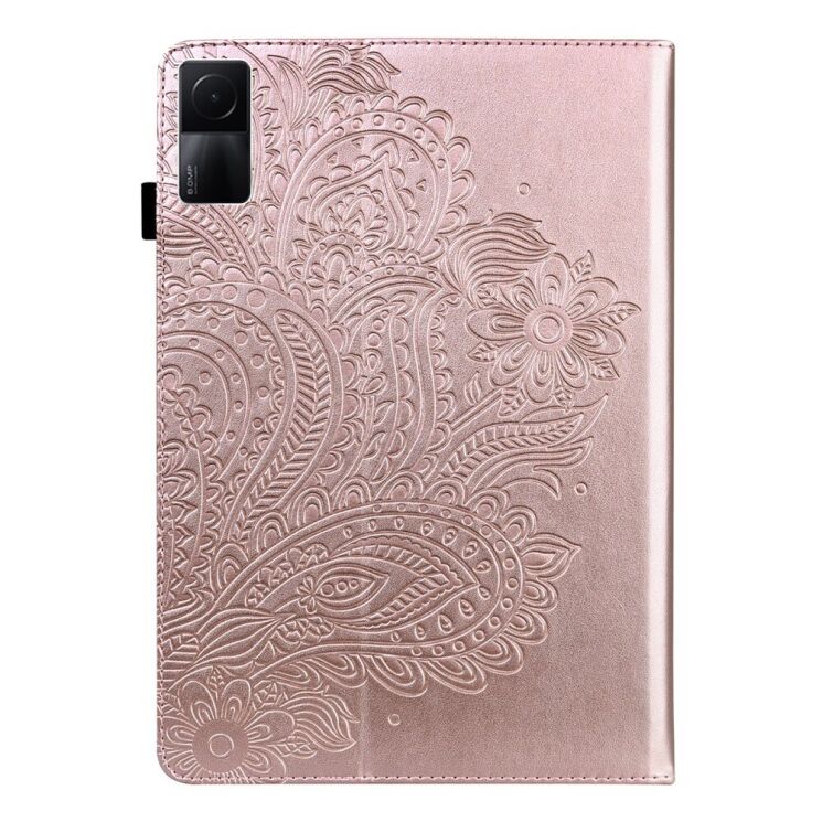 Защитный чехол UniCase Flower для Xiaomi Redmi Pad - Rose Gold: фото 4 из 10