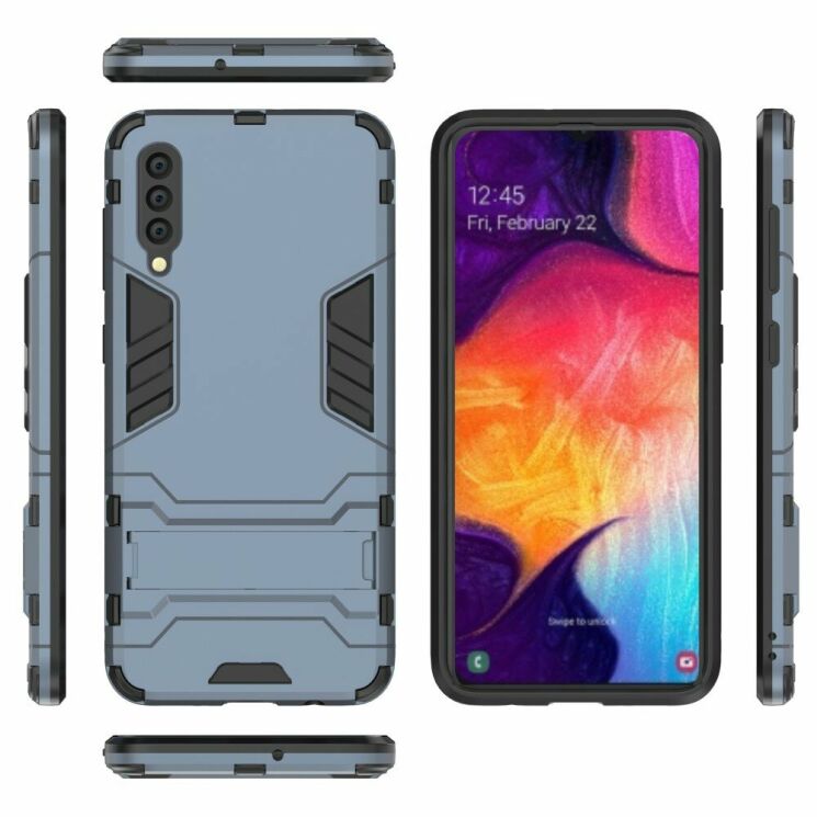 Защитный чехол UniCase Hybrid для Samsung Galaxy A50 (A505) / A30s (A307) / A50s (A507) - Dark Blue: фото 3 из 5