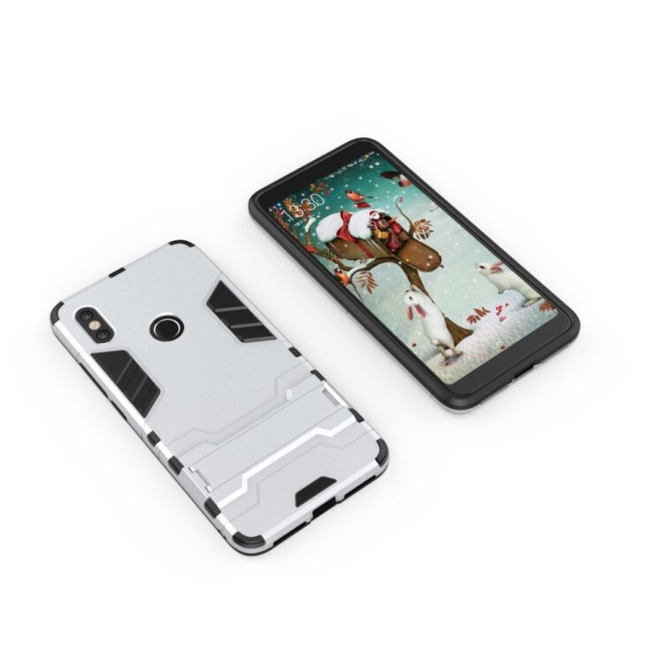 Захисний чохол UniCase Hybrid для Xiaomi Redmi S2 - Silver: фото 3 з 6