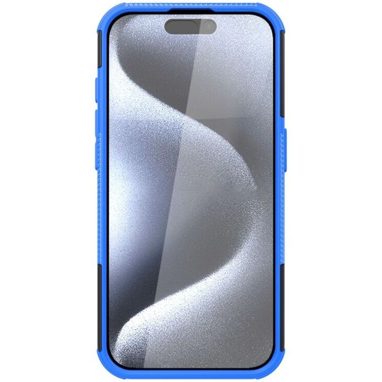 Защитный чехол UniCase Hybrid X для Apple iPhone 15 Pro - Blue: фото 4 из 15
