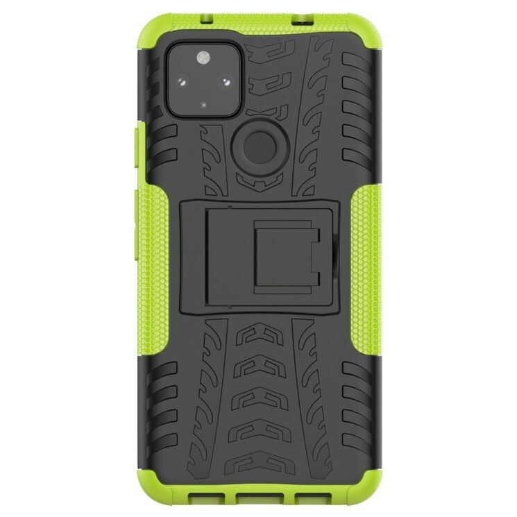 Противоударный чехол UniCase Hybrid X для Google Pixel 4a 5G - Green: фото 2 из 10