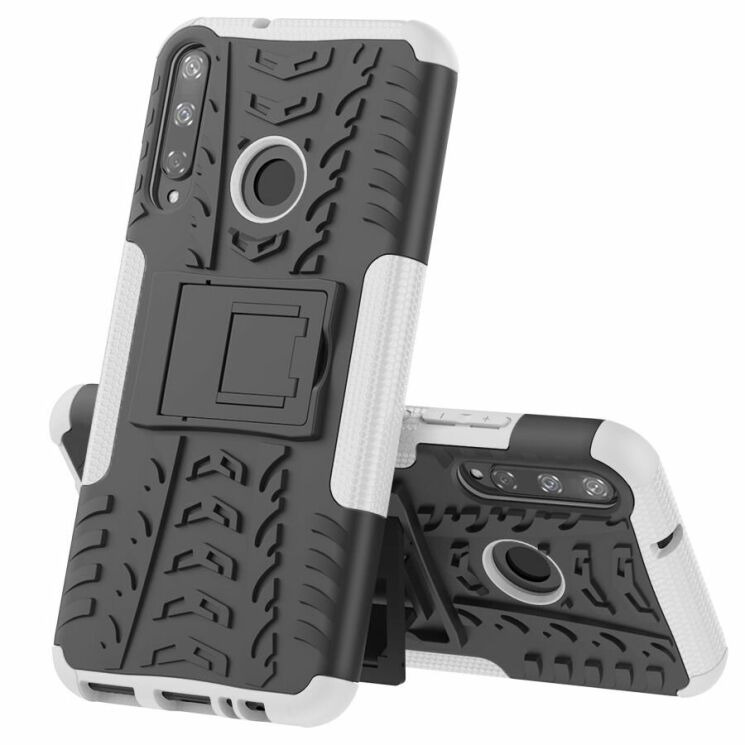 Протиударний чохол UniCase Hybrid X для Huawei P40 Lite E - White: фото 2 з 14