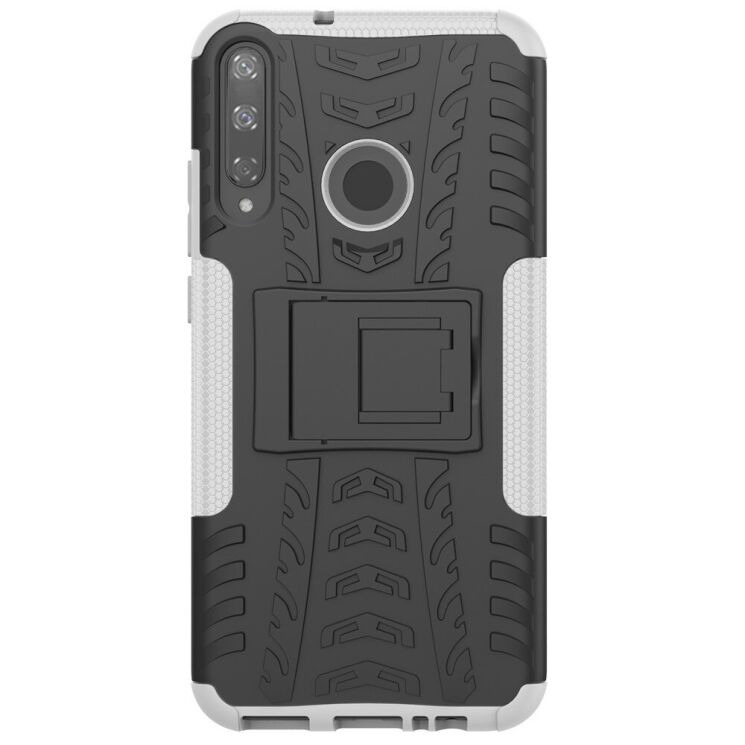 Протиударний чохол UniCase Hybrid X для Huawei P40 Lite E - White: фото 9 з 14