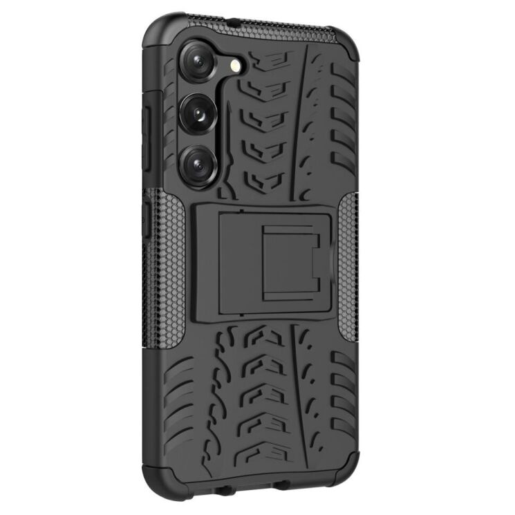 Защитный чехол UniCase Hybrid X для Samsung Galaxy S23 - Black: фото 3 из 9