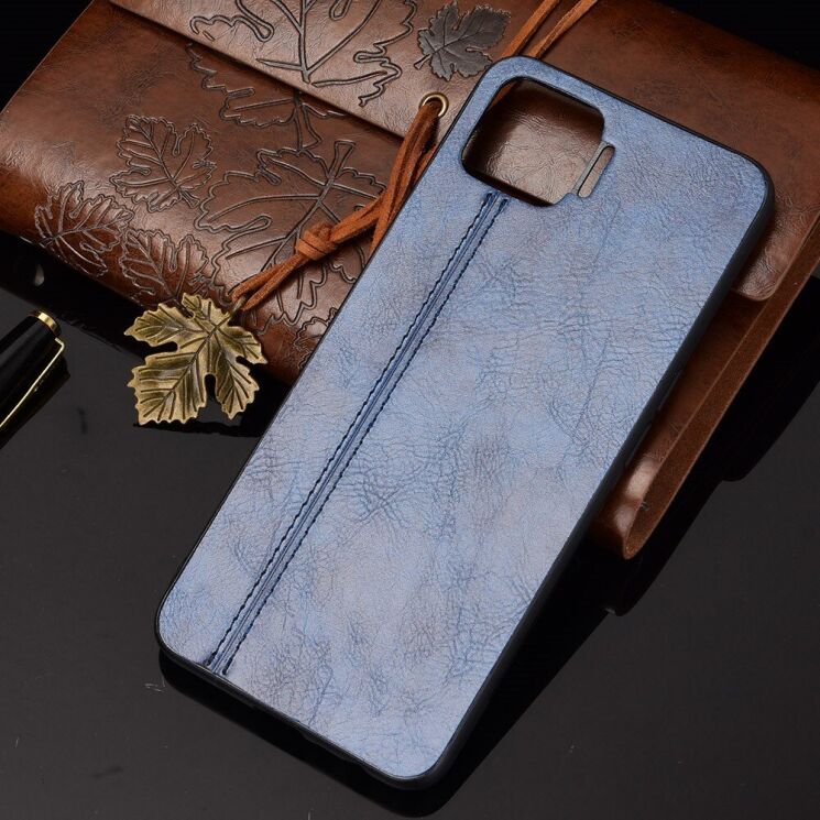 Захисний чохол UniCase Leather Series для OPPO A73 (2020) - Blue: фото 4 з 10