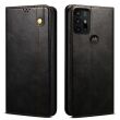 Захисний чохол UniCase Leather Wallet для Motorola Moto G10 / Moto G20 / Moto G30 - Black (278038B)