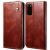 Защитный чехол UniCase Leather Wallet для Samsung Galaxy S20 FE (G780) - Brown: фото 1 из 7