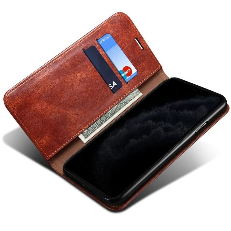 Защитный чехол UniCase Leather Wallet для Samsung Galaxy S20 FE (G780) - Brown: фото 4 из 7