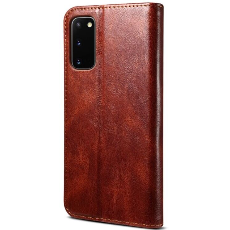 Защитный чехол UniCase Leather Wallet для Samsung Galaxy S20 FE (G780) - Brown: фото 3 из 7