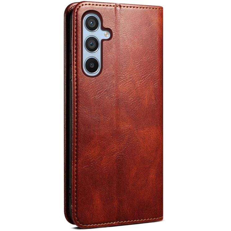 Защитный чехол UniCase Leather Wallet для Samsung Galaxy S25 Plus (S936) - Brown: фото 6 из 7