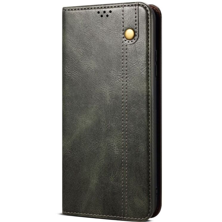 Защитный чехол UniCase Leather Wallet для Xiaomi 14T Pro - Green: фото 5 из 6