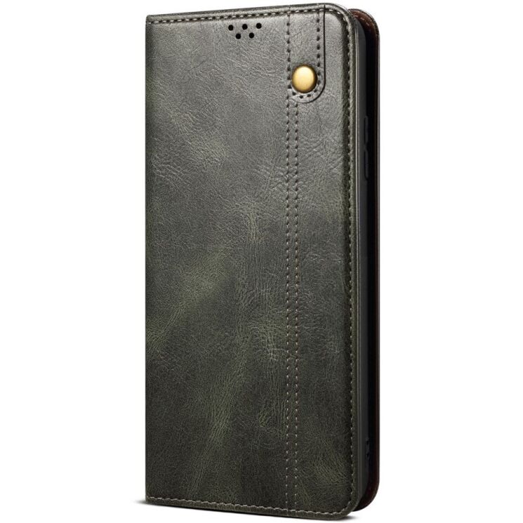 Защитный чехол UniCase Leather Wallet для Xiaomi Redmi Note 14 Pro Plus - Green: фото 2 из 7